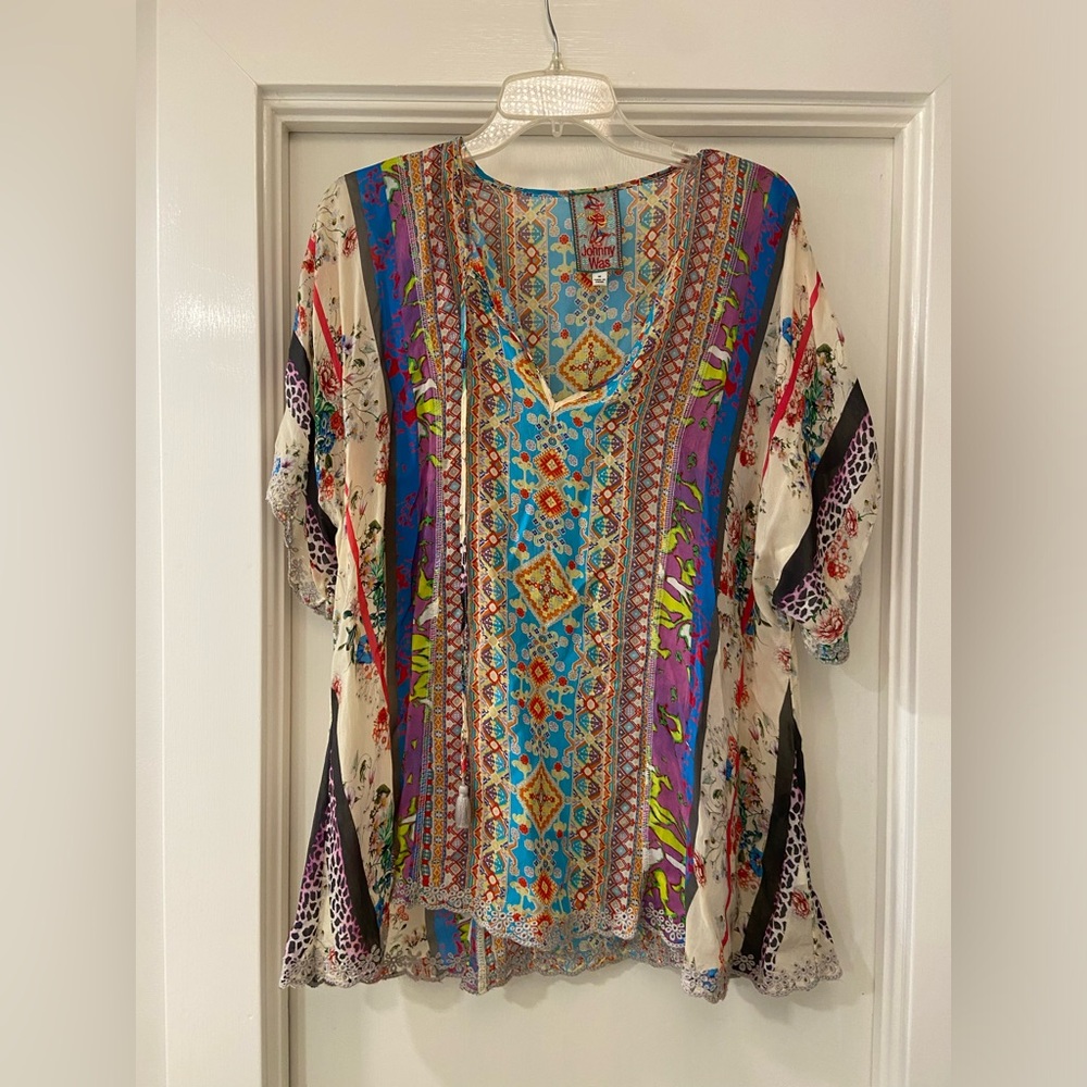 Johnny Was printed top